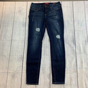 Guess Jeans 30 X 32 Dark Wash Mid Rise Curvy Skinny